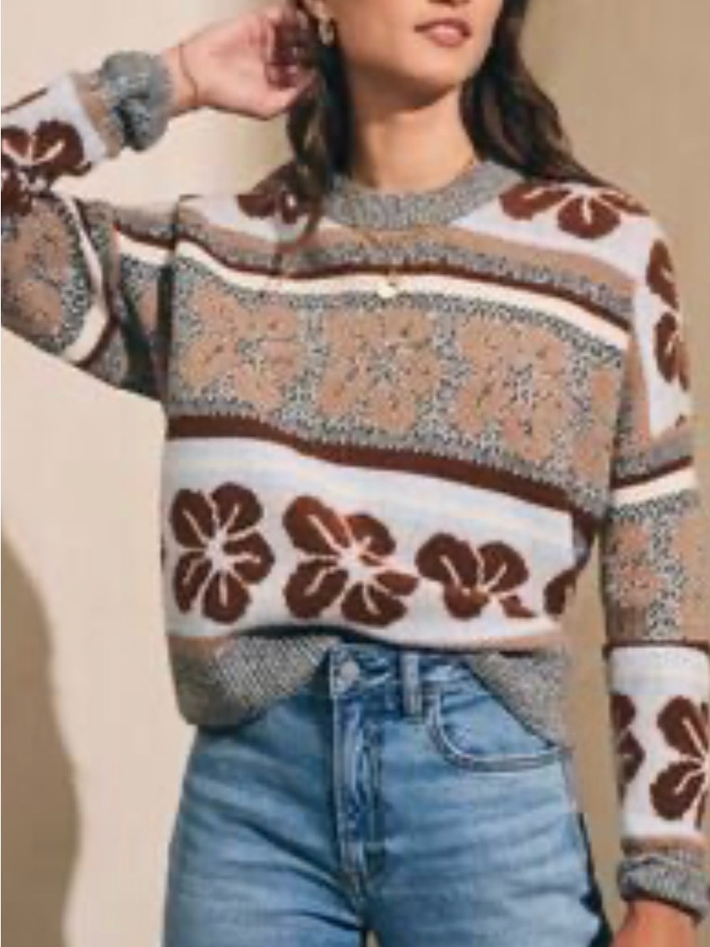 Faherty Topanga Canyon Crewneck Sweater NWT M - Picture 11 of 11